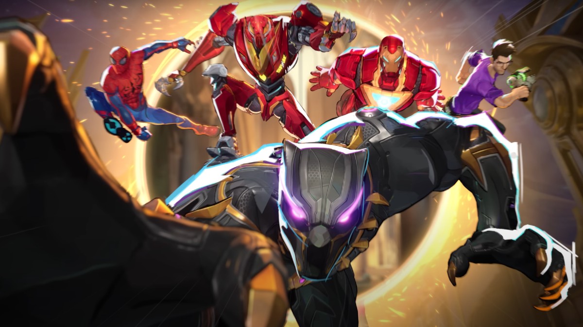 Heroes about to attack in Marvel Rivals.
